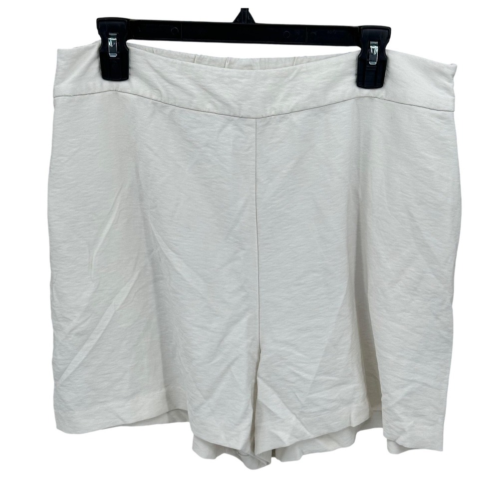 Leith Shorts Women XL Beige Pockets Comfort Zip Casual Summer Vacation High Rise